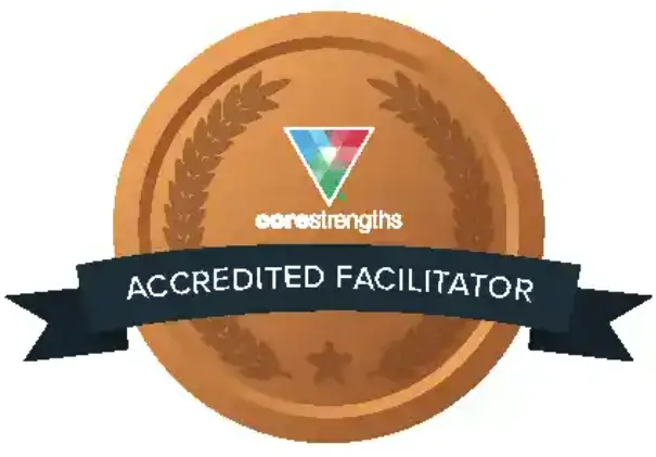 SDI facilitator badge Jamie Miller Core Strengths Facilitator Certification